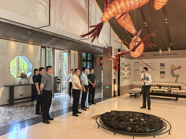 壽縣縣委常委、副縣長(zhǎng)房鯤鵬一行到訪省健康養(yǎng)老公司